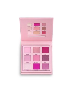 Палетка теней для век Pretty In Pink 9 оттенков Makeup obsession