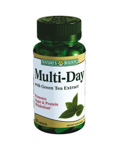 Витаминно минеральный комплекс с экстрактом зеленого чая 1679 мг Nature’s bounty
