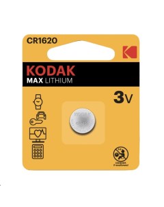 Батарейки MAX Lithium CR1620 1BL Kodak