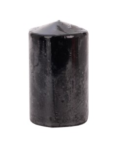 Свеча столбик 7х12 см черный Lumi