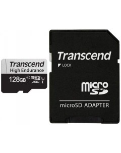 Карта памяти microSD 128GB TS128GUSD350V w adapter Transcend