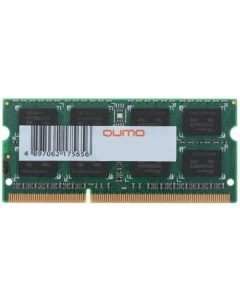 Модуль памяти SODIMM DDR3 4GB QUM3S 4G1600K11L PC3 12800 1600MHz CL11 1 35V Qumo