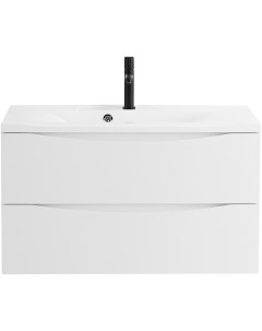 Тумба под раковину Marino 110 MARINO 1100 2C SO BL P подвесная Bianco Lucido Belbagno