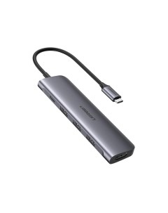 Хаб USB 5 в 1 USB Type C 3xUSB HDMI 50209 Ugreen