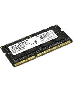 Модуль памяти DDR3 SO DIMM 1600MHz PC 12800 CL11 8Gb R538G1601S2S UO Amd
