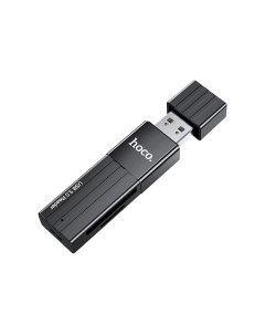 Карт ридер HB20 USB 2 0 Black Hoco