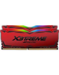Модуль памяти DDR 4 DIMM 16Gb 8Gbx2 3600Mhz X3 RGB MMX3A2K16GD436C18RE RGB CL18 RED Ocpc