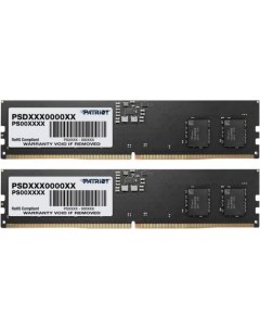 Оперативная память для компьютера 32Gb 2x16Gb PC5 44800 5600MHz DDR5 DIMM CL46 Signature PSD532G5600 Patriòt