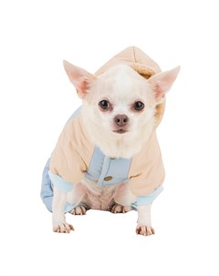 Комбинезон с капюшоном для собак M голубой унисекс Petmax