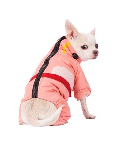 Комбинезон на молнии для собак S розовый девочка Petmax