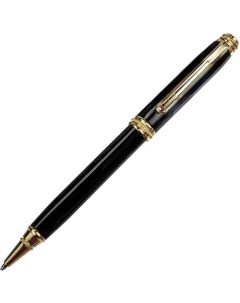 Ручка шариков Black 140405 корп черн золотистый чернила син футляр сменный стержень 1стерж Галант