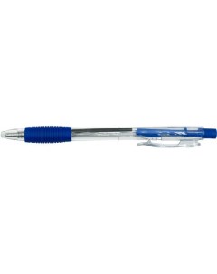 Ручка шариков Click grip авт корп прозрачный синий d 0 7мм чернила син кор карт линия 0 5мм 50 шт ко Buro