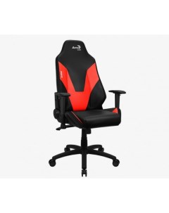 Кресло для геймера ADMIRAL Champion Red 150кг искуственная кожа 2 подушки 2D подлокотник Aerocool