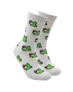 Носки Лягушка с чаем размер 40 45 Krumpy socks