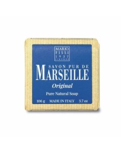 Мыло Savon Pur de Marseille Original Марсельское Оригинальный Рецепт 106 г Mario fissi 1937