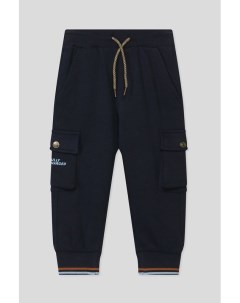 Хлопковые брюки с карманами и на кулиске Ido