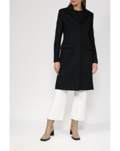 Шерстяное пальто с добавлением кашемира Calvin klein