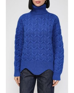 Шерстяной свитер фактурной вязки Belucci