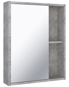 Зеркальный шкаф Эко 52 серый бетон 00 00001184 Runo