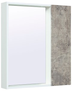 Зеркальный шкаф Манхэттен 65 серый бетон 00 00001016 Runo