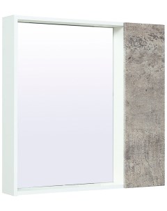 Зеркальный шкаф Манхэттен 75 серый бетон 00 00001017 Runo