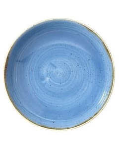 Тарелка глубокая 24 8см 1 13л без борта Stonecast цвет Cornflower Blue SCFSEVB91 Churchill
