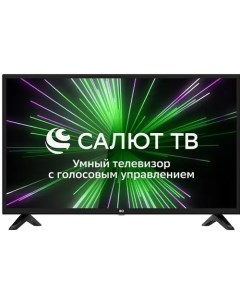 Телевизор 32 32S12B HD 1366x768 DVB T T2 C HDMIx3 USBx2 WiFi Smart TV черный Bq