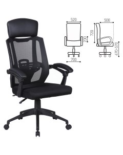 Кресло офисное Nexus ER 401 черный 531835 Brabix