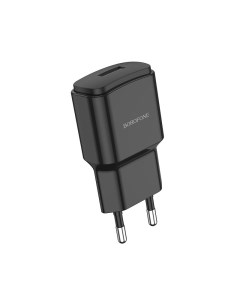 Сетевое зарядное устройство BA48A Orion USB 2 1A черный 6931474728340 кабель Lightning 8pin Borofone