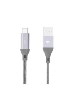 Кабель USB USB Type C быстрая зарядка 1м серый SP1M0ASYLK30AC1G Silicon power