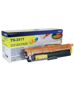 Картридж лазерный TN241Y желтый 1400 страниц оригинальный для HL 3140CW HL 3150CDW HL 3170CDW DCP 90 Brother