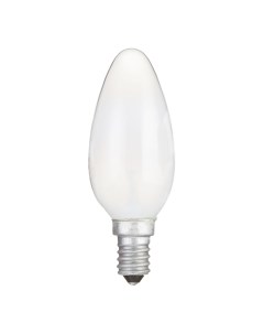 Лампа накаливания E14 2700К 60 Вт 660 Лм 230 В свеча матовая Osram