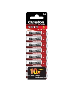 Батарейка Plus АА пальчиковая LR6 1,5 В (192 шт.) (LR6-SP8) Camelion