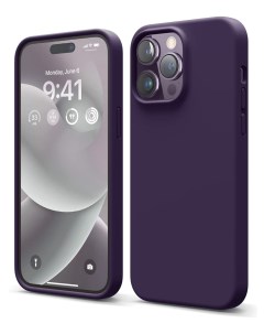 Чехол для iPhone 14 Pro Max silicone Purple Elago