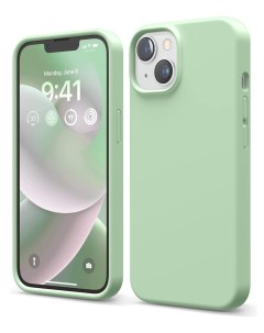 Чехол для iPhone 14 silicone Pastel Green Elago