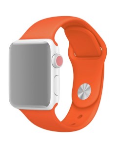 Ремешок для Apple Watch 1 2 3 4 5 silicone 38 40 mm Orange APWTSI38 56 Innozone