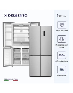 Холодильник VSM97101 серый Delvento