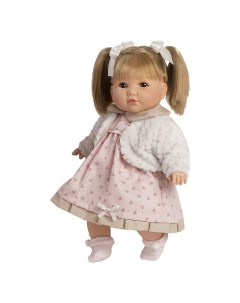 Кукла мягконабивная 42см SANDRA в пакете 4413K Munecas berbesa