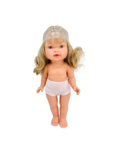 Кукла виниловая 28см Valeria без одежды в пакете 28030W Llorens