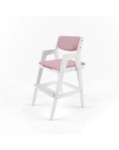 Детский растущий стул Вуди с подушками цвет Белый Розовый 38 попугаев