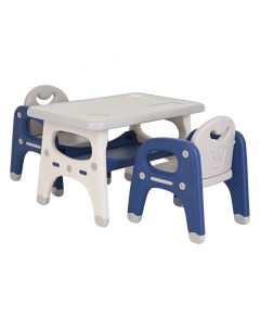 Набор Столик 2 стулa Синий Pituso