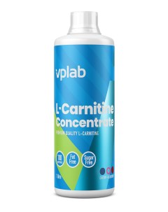 L Carnitine concentrate 1000 мл вкус вишня черника Vplab
