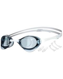 Очки для плавания линзы черные ремешок прозрачный Onlitop
