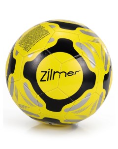 Мяч футбольный Первая тренировка размер 5 ПВХ жёлто чёрн Zilmer