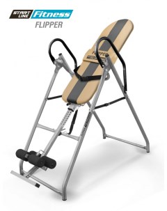 Инверсионный стол FLIPPER бежево серый c подушкой Start line fitness
