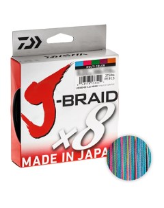 Шнур плетеный J Braid Grand x8 150 m мультиколор 0 06 mm Daiwa