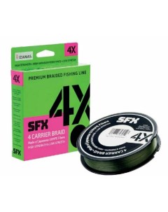 Леска плетеная Sufix SFX 4X зеленая 135 м PE 0 128 мм 5 5 кг Nobrand