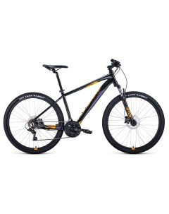 Велосипед Apache 27 5 3 0 Disc 2021 19 черный оранжевый Forward