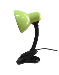 Настольный светильник на прищепке 25050 цоколь E27 зеленый Rev