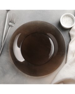 Тарелка плоская Ambiante Eclipse d 25 см цвет коричневый 6 шт Luminarc